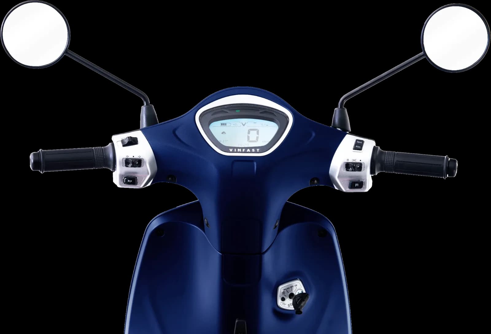 Màn hình VinFast Evo Neo hiển thị rõ nét, giúp người lái dễ quan sát thông tin xe