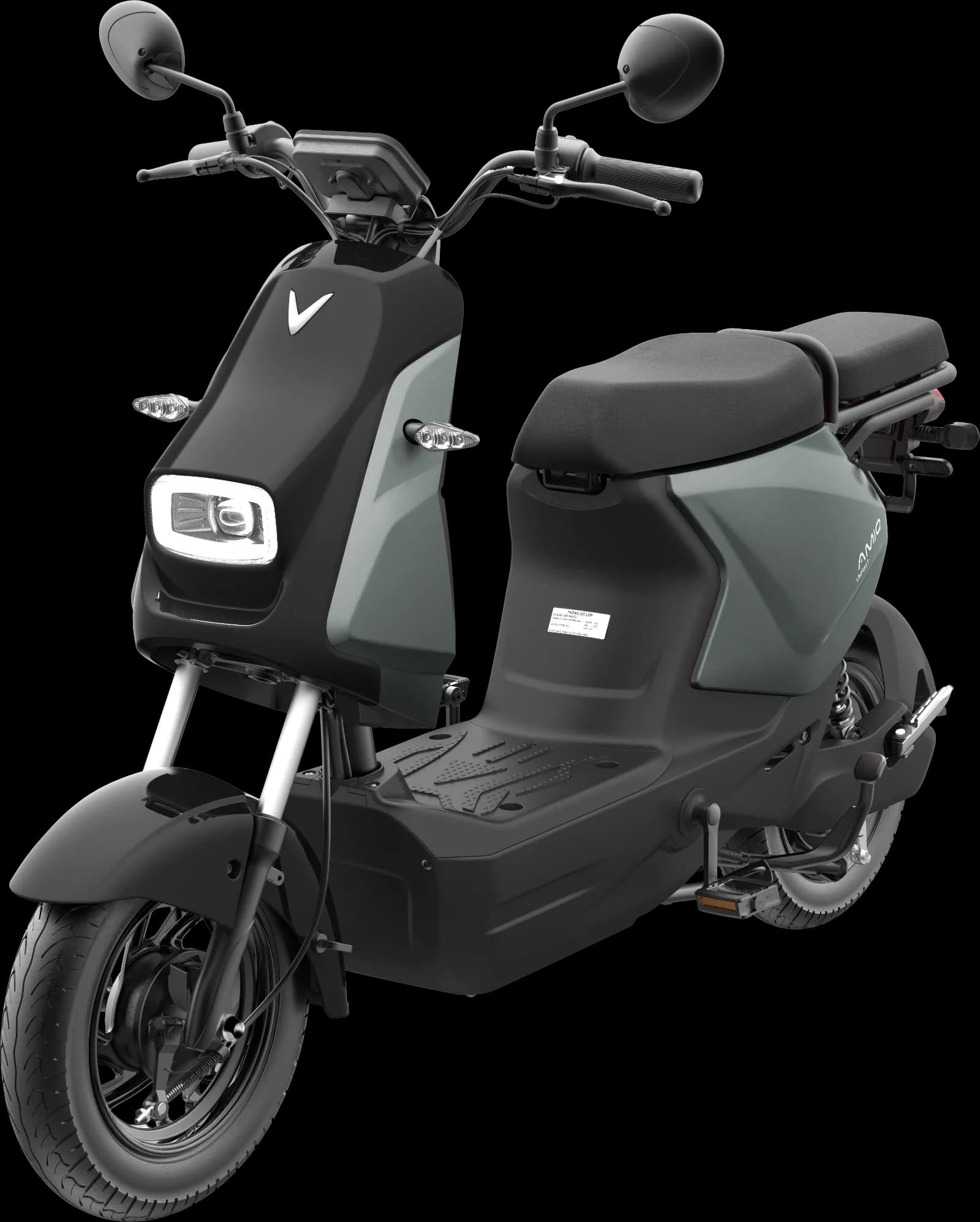 Xe máy điện VinFast Amio màu xám xi măng 1