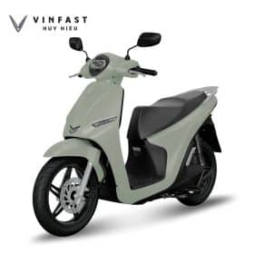 Ảnh xe máy điện VinFast Feliz II màu xanh oliu.