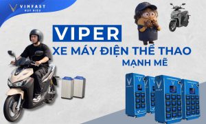 VinFast Viper xe máy điện thể thao đổi pin mạnh mẽ 2026