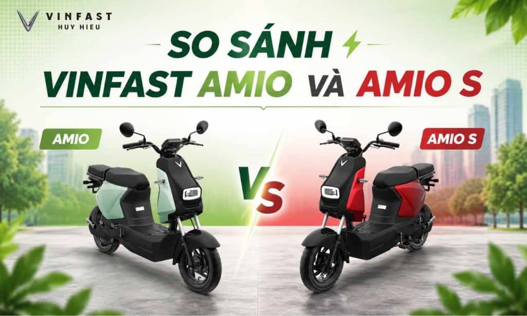 VinFast Amio Và Amio S Khác Nhau Ở Điểm Nào?
