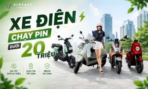 Top xe điện chạy pin dưới 20 triệu