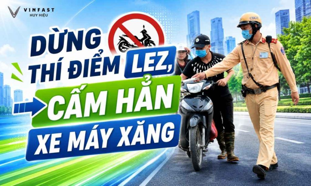 Hà Nội dừng thí điểm LEZ, đề xuất chuyển sang cấm hẳn xe máy xăng.