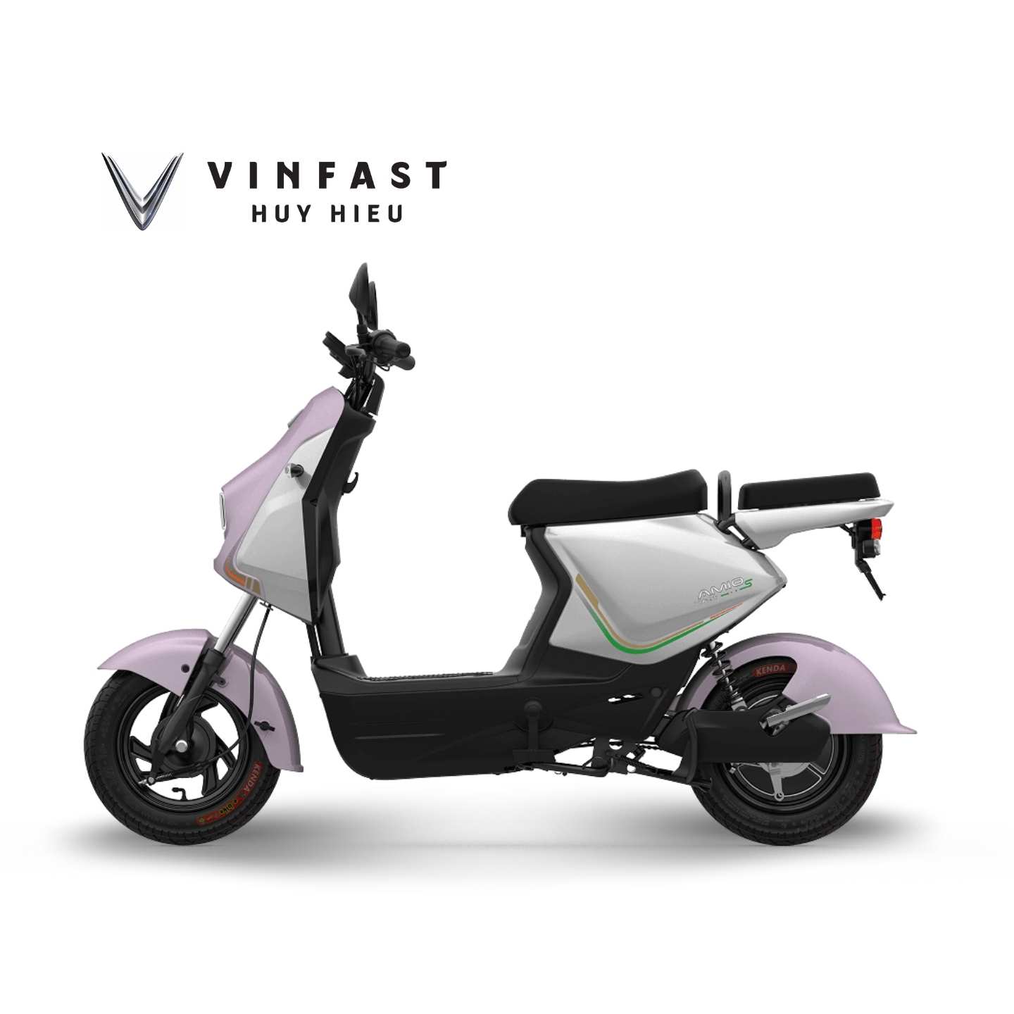 VinFast Amio S2 màu đỏ hồng tím