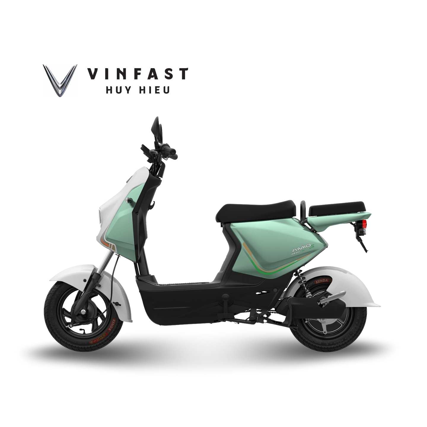 VinFast Amio S2 màu Xanh trắng