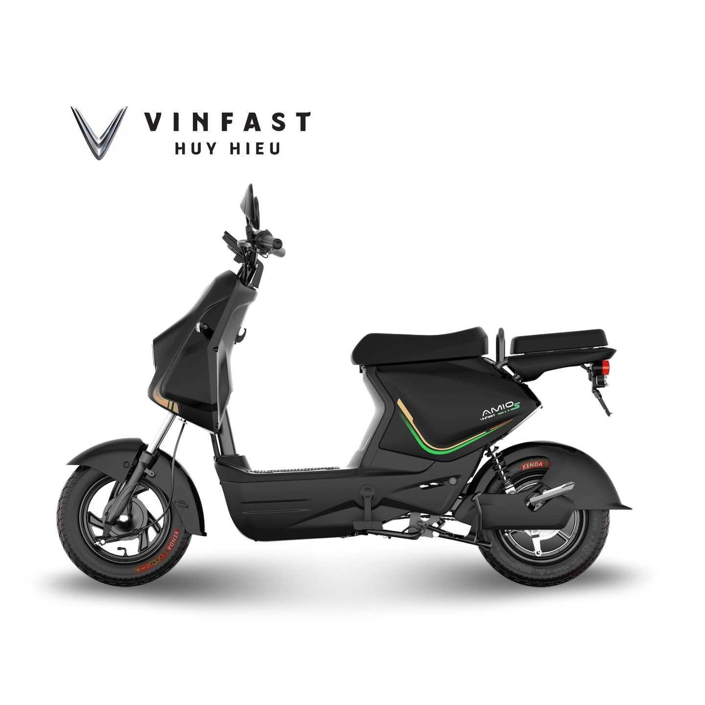 VinFast Amio S2 màu đen xanh