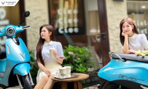 Xe máy điện VinFast Evo Grand Lite động cơ khoẻ khoắn, cốp rộng.