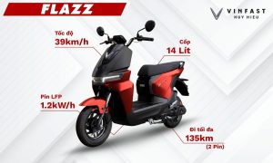 Xe máy điện VinFast Flazz. Top 3 xe điện dành cho học sinh.