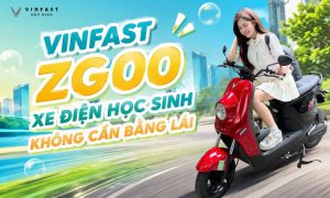 Xe máy điện VinFast Zgoo học sinh không cần bằng lái.