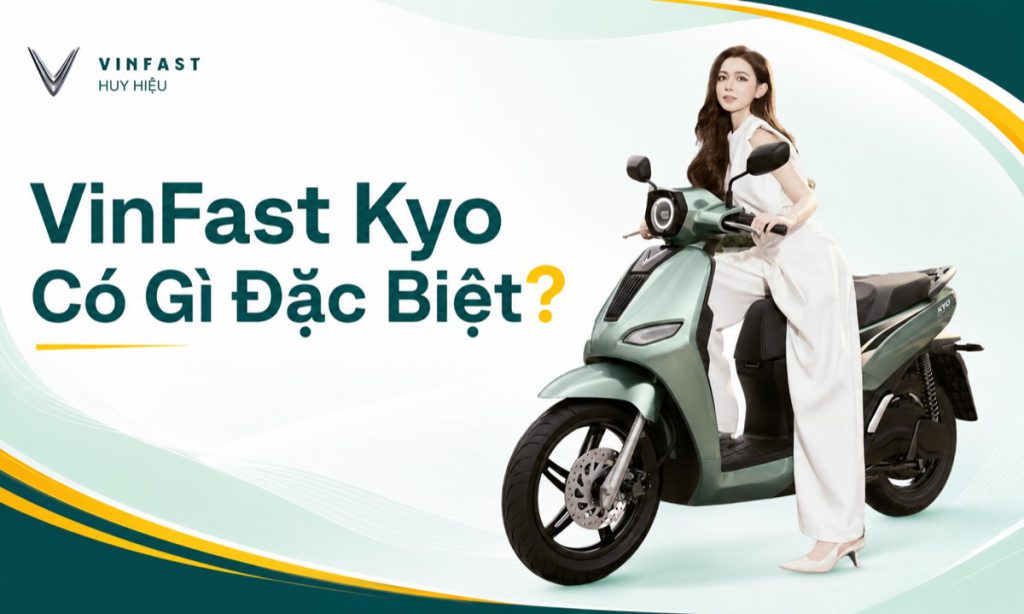 VinFast Kyo với thiết kế thanh lịch, cốp rộng và hệ thống pin linh hoạt